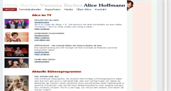 Desktop Screenshot of alicehoffmann.de